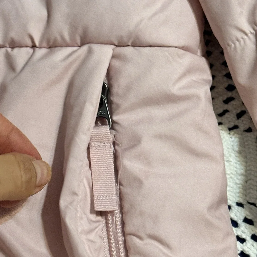 Sz L Large 14-16 The North Face Girl's Reversible Sherpa Jacket Long Sleeve Pink